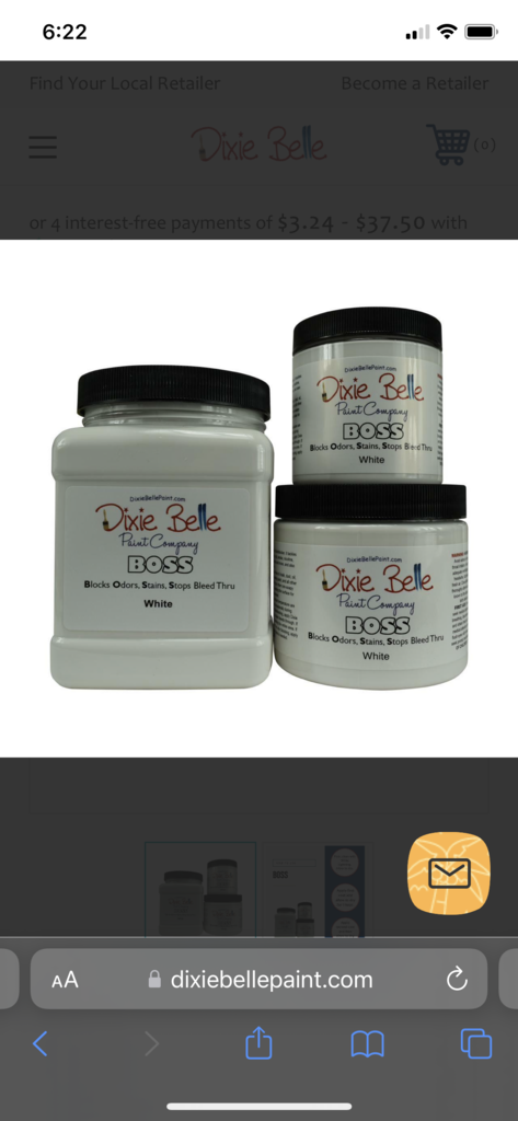 Dixie Belle Chalk Paint BOSS 8 oz