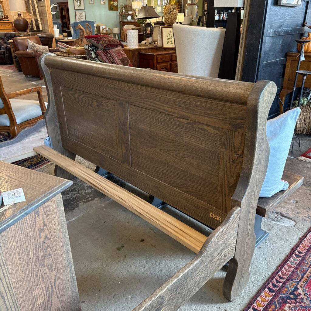 Amish Oak Queen Bed