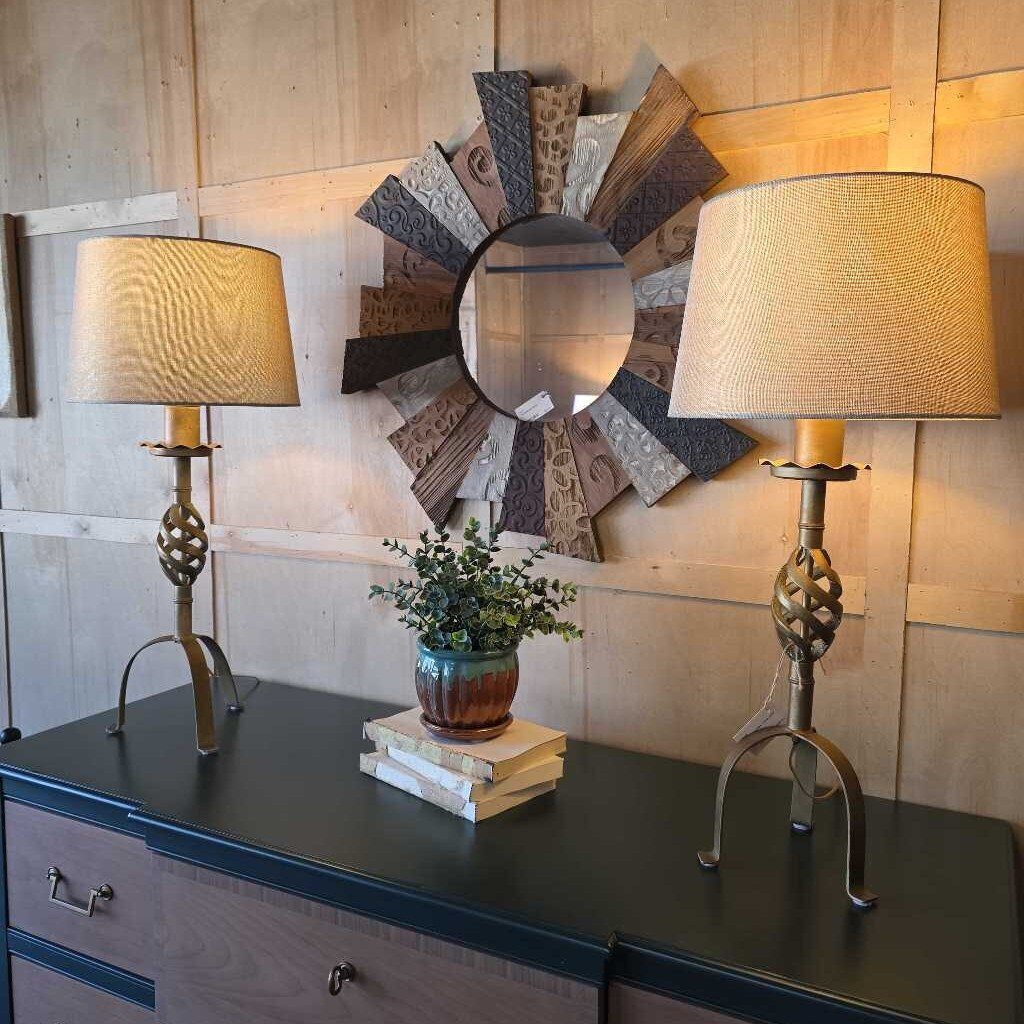 Antique Lamps (pair)