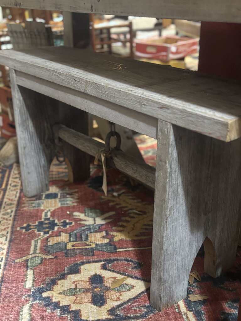 Single Tree Handmade Bench