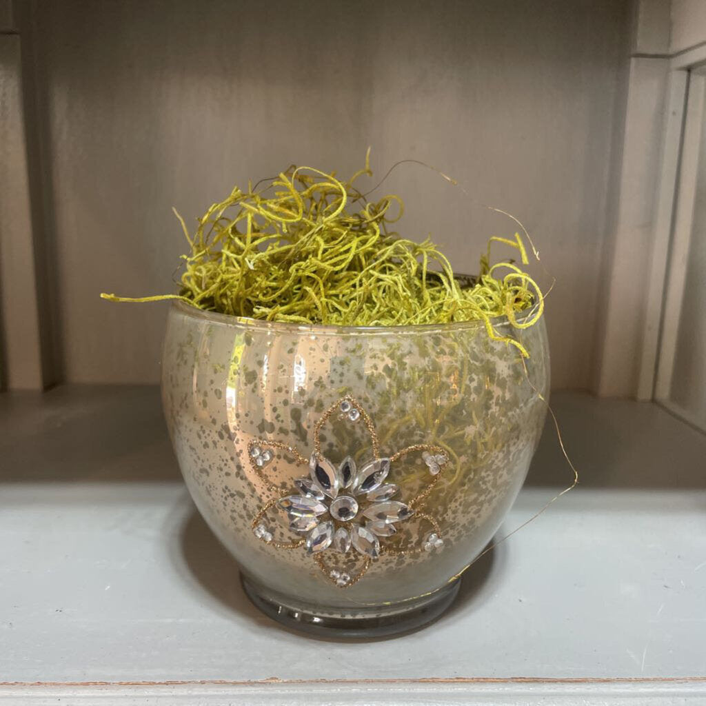 Embellished Mercury Vase