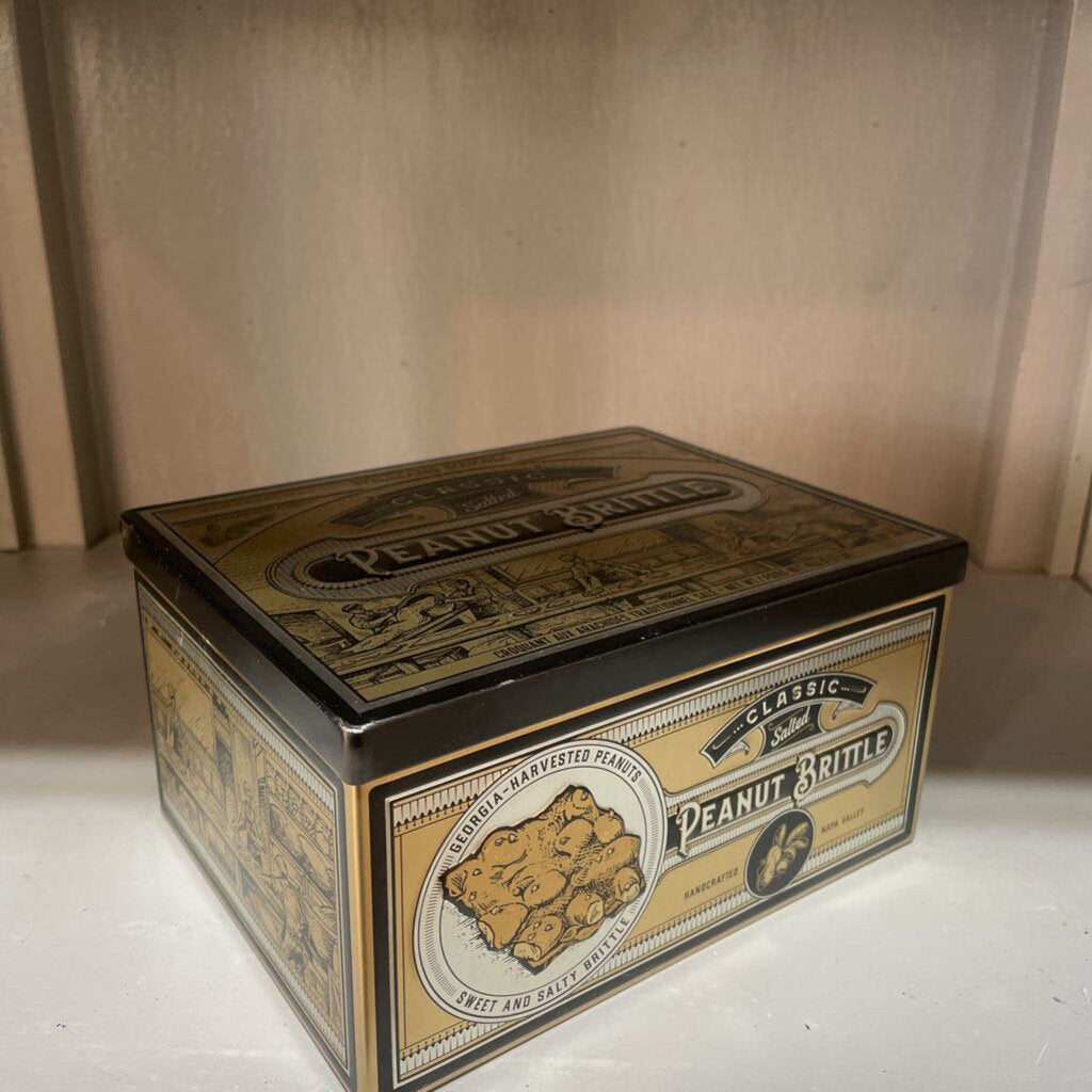 Peanut Brittle Tin Can
