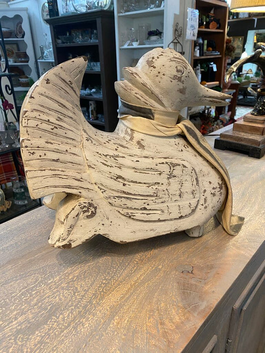 Carved Wooden Duck