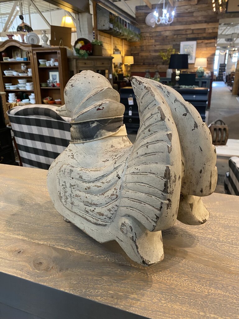 Carved Wooden Duck
