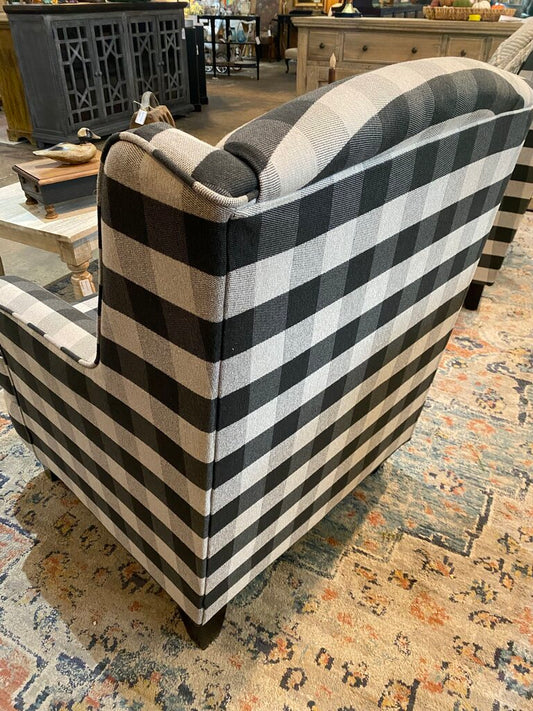 Buffalo Check Accent Chair - Made in USA