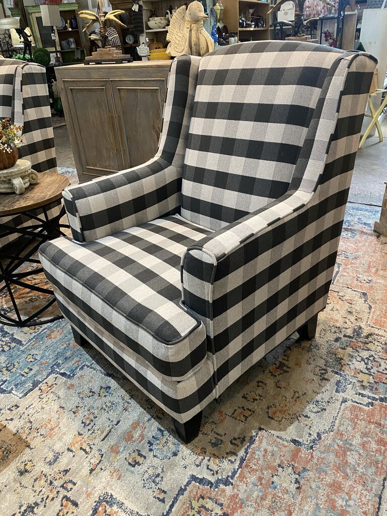 Buffalo Check Accent Chair - Made in USA