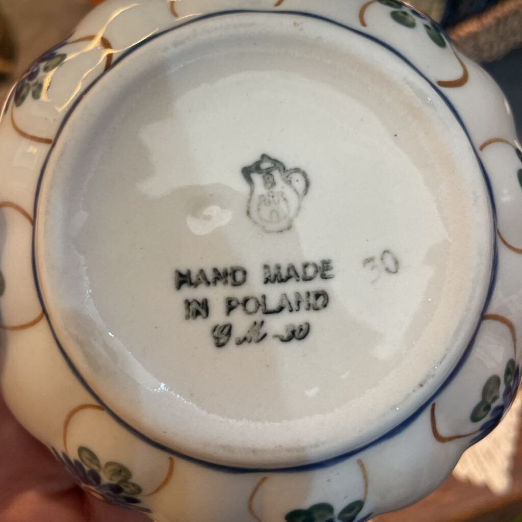 Unikat Handmade Polish Stoneware 4.5 bowl