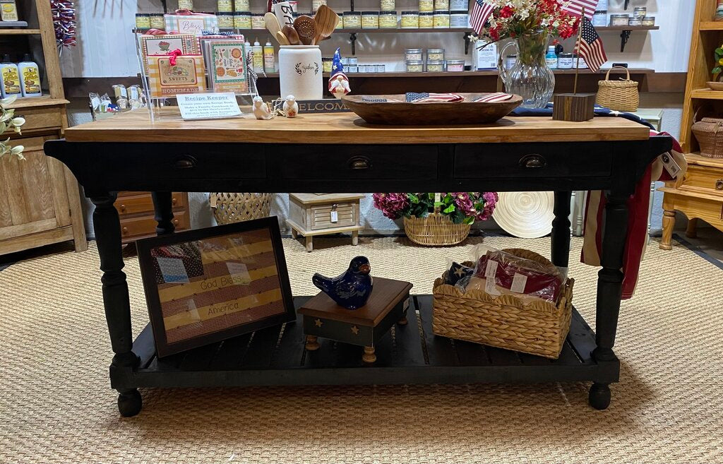 Kitchen Island Black