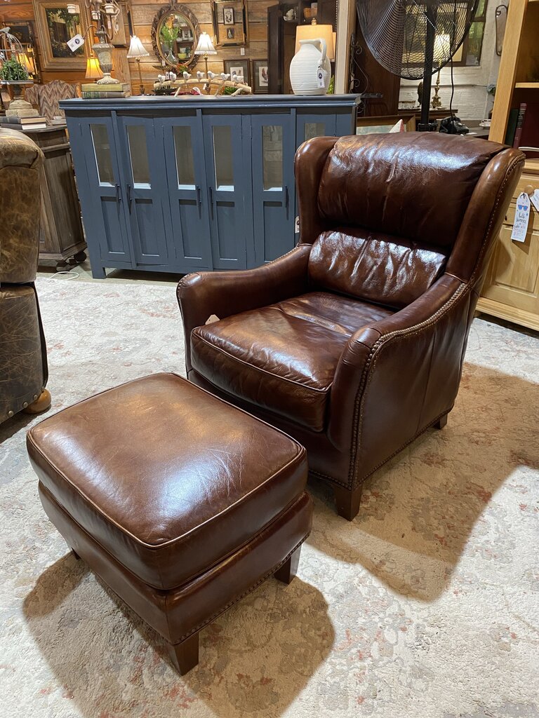 Leather Chair & Ottoman Hi Point, NC