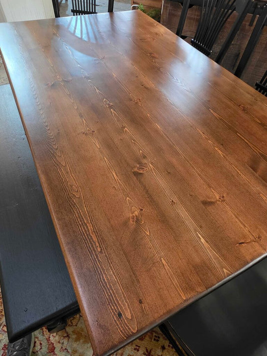Table,Bench, 4 Chairs