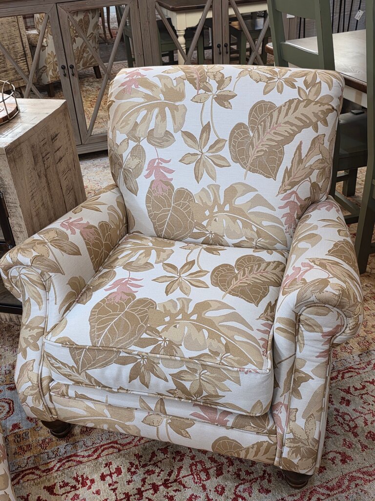 Havertys Floral Print Accent Chair