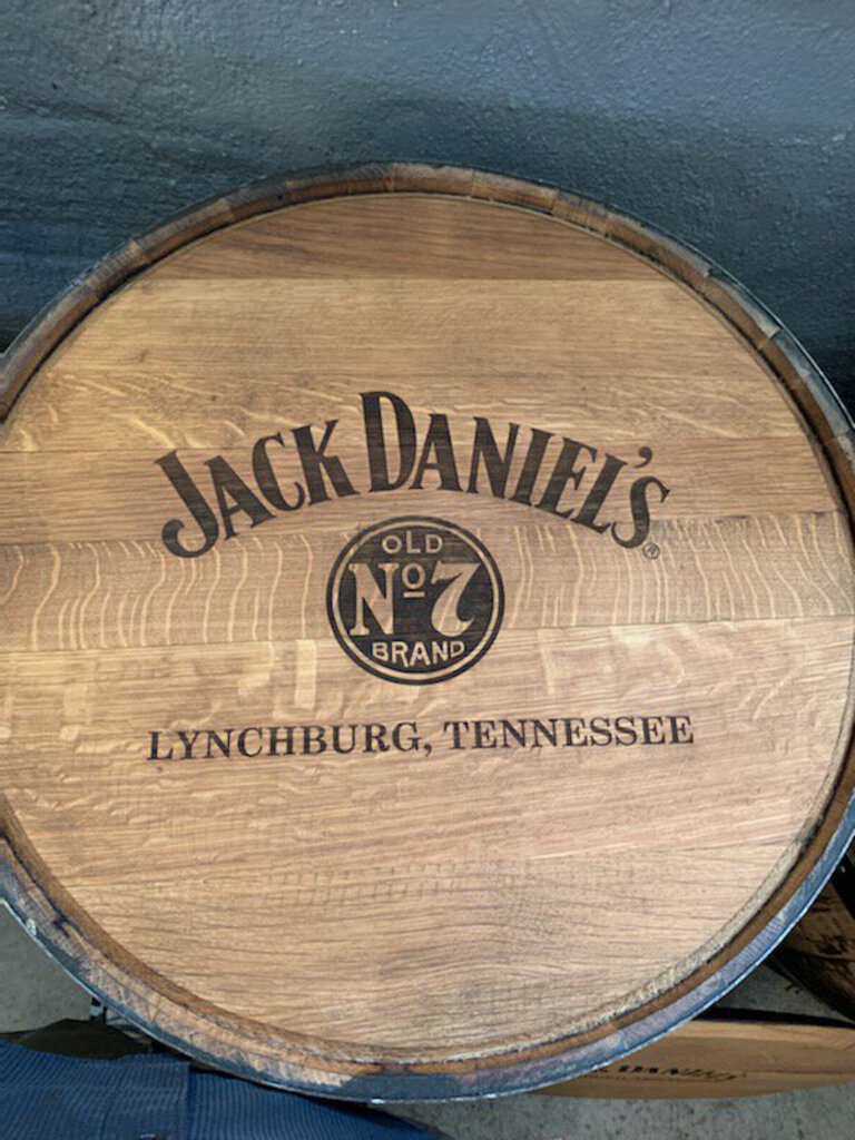 Jack Daniels No 7 Bug Logo Whiskey Barrel