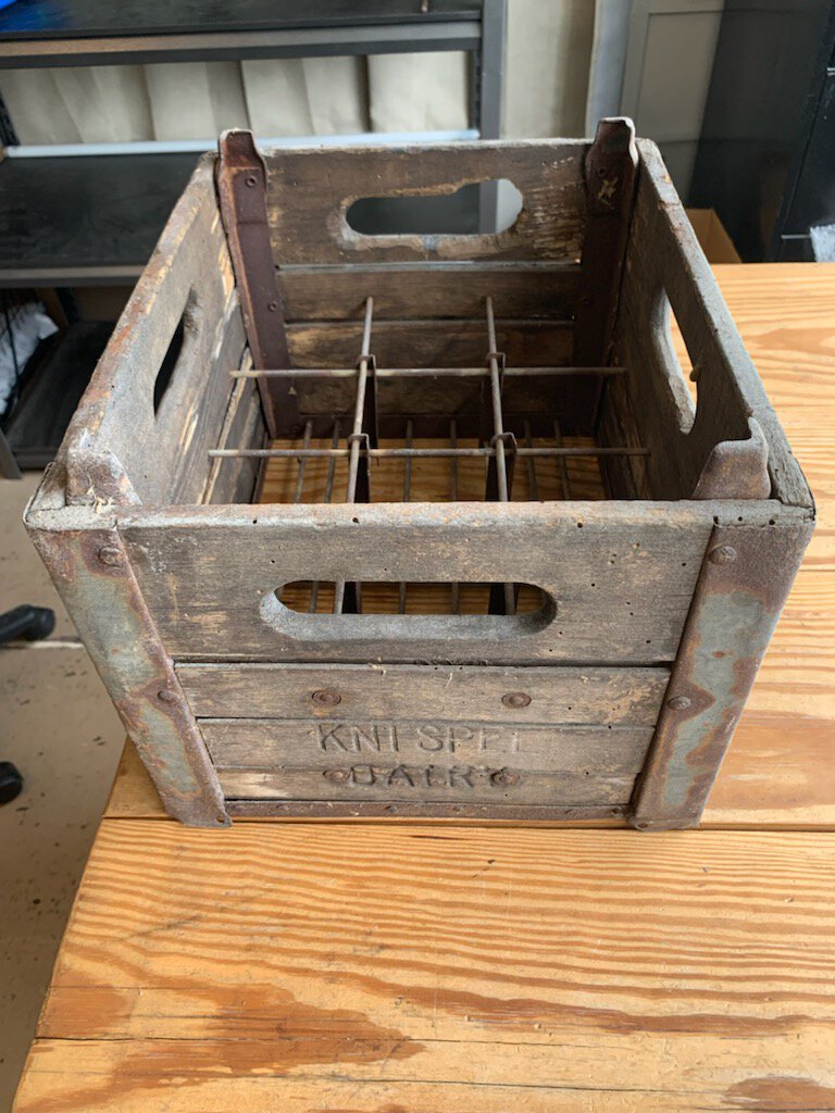 Antique Milk Crate