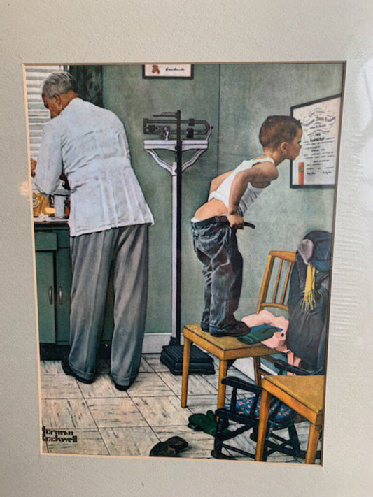 Doctors Office Boy Print