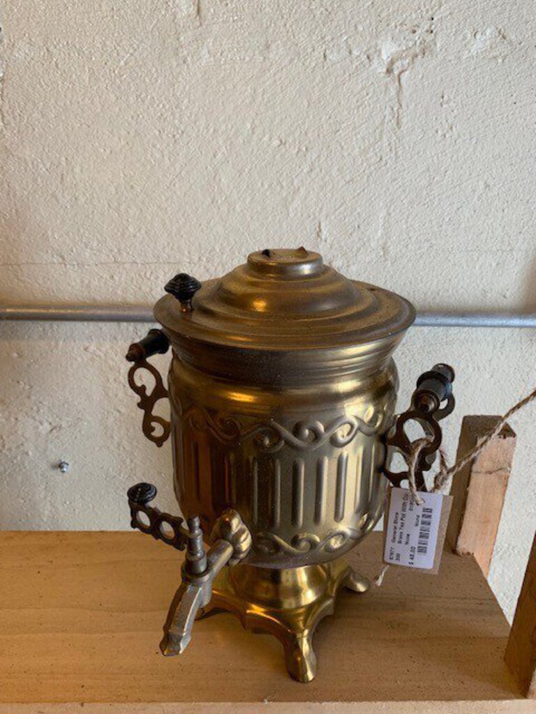 Brass Tea Pot With Cord