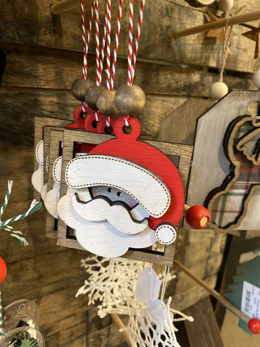 Santa Christmas Ornament