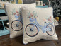 Gingham Bike Pillow