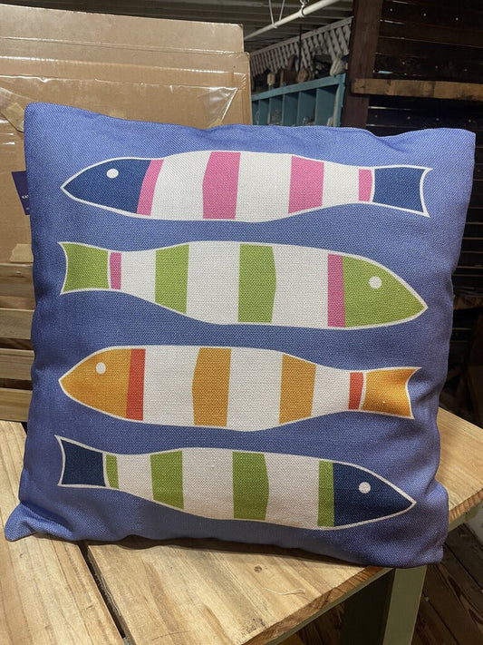 Picketfish pillow