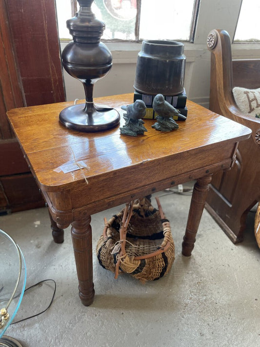 Antique Oak Side Table