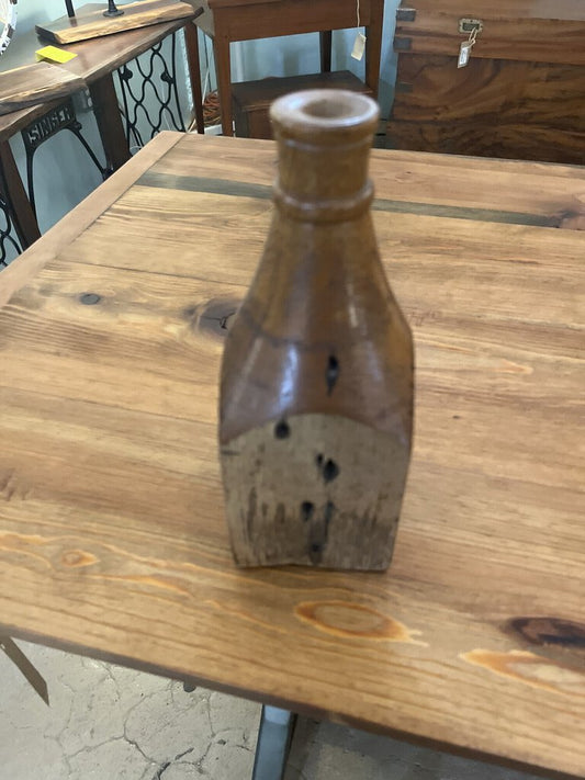 Wooden bud vase