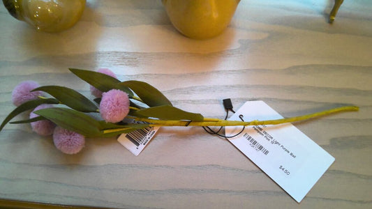 Light Purple Ball Pompom Pick