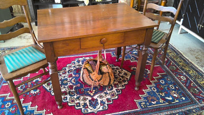 Vintage Small Kitchen Table with 2 Chairs