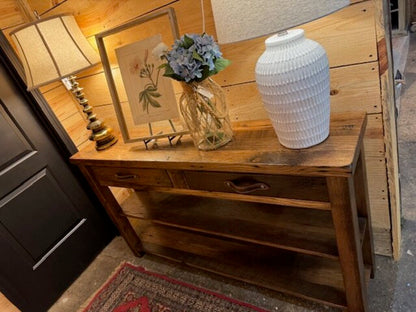Amish Reclaimed Barn Wood Sofa Table