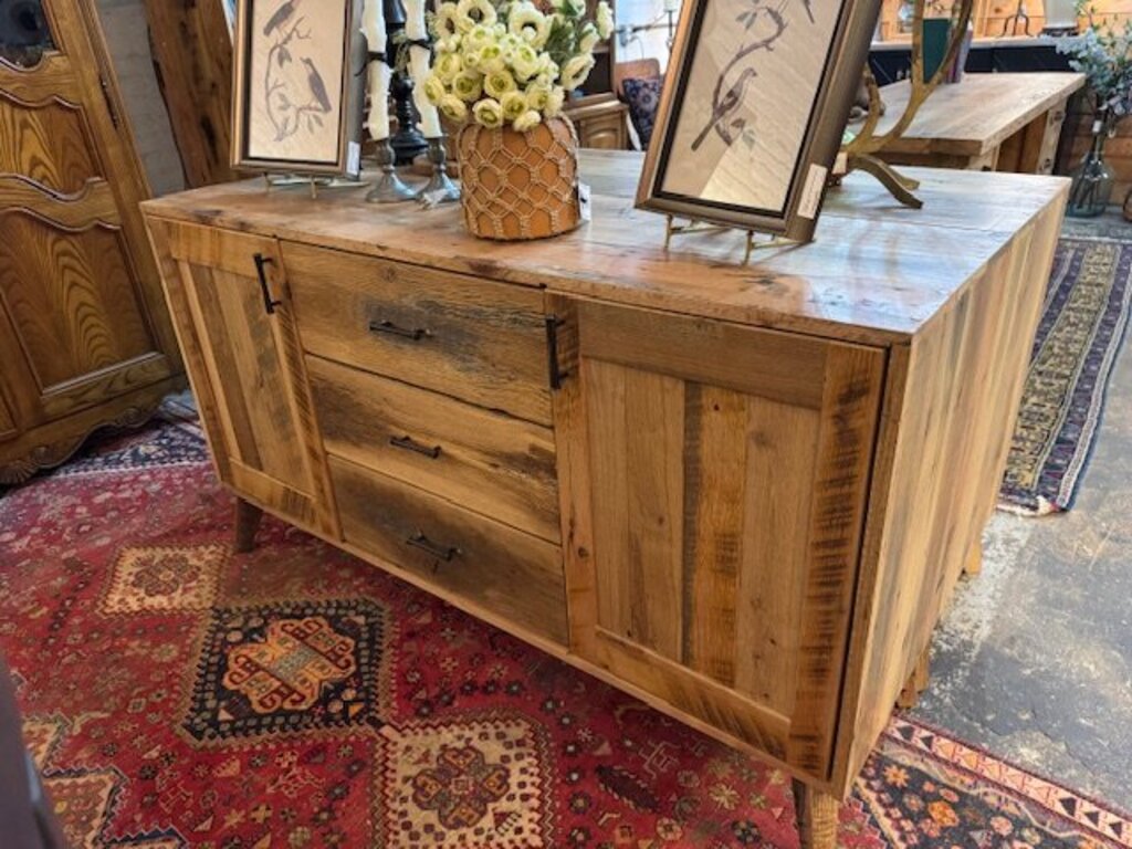 Amish Reclaimed Barn Wood Console