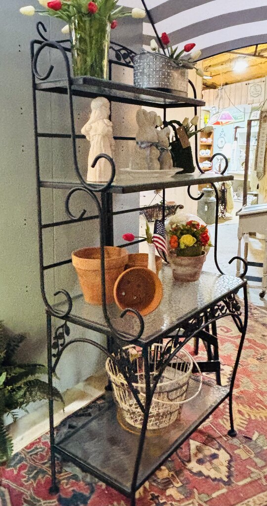 Wrought Iron Baker's Rack