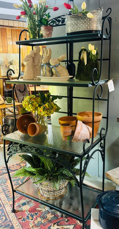 Wrought Iron Baker's Rack