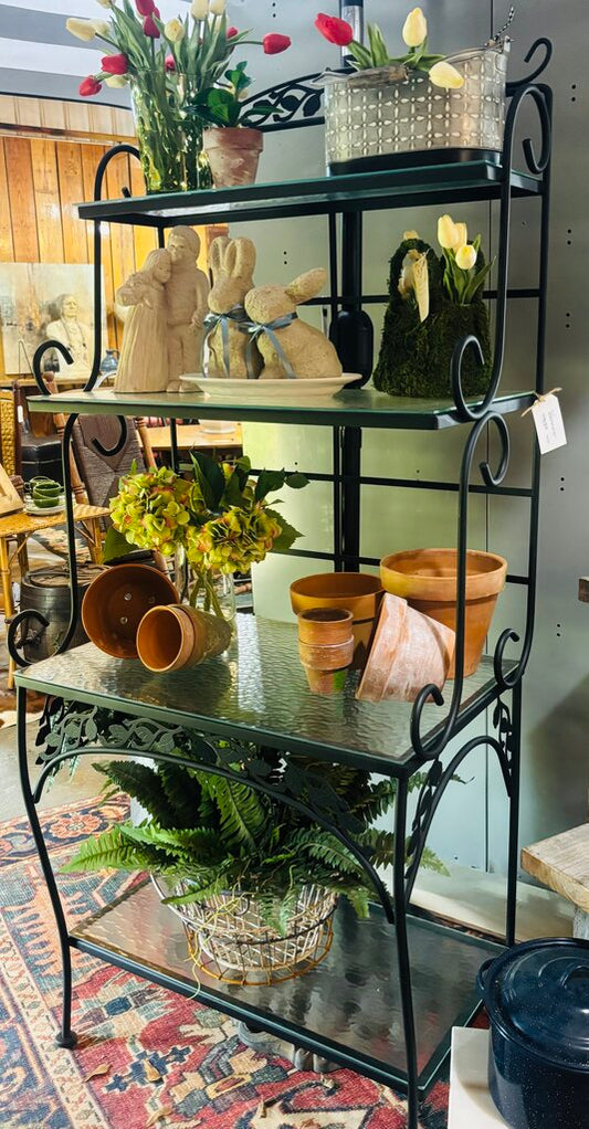 Wrought Iron Baker's Rack