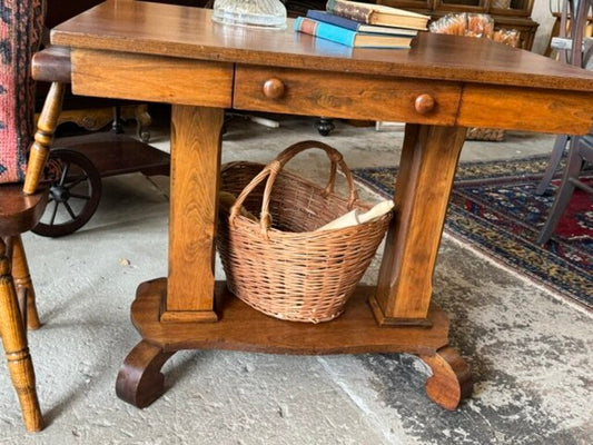 Antique Mission Library Desk
