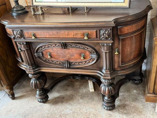 Antique Jacobean Revival Sideboard