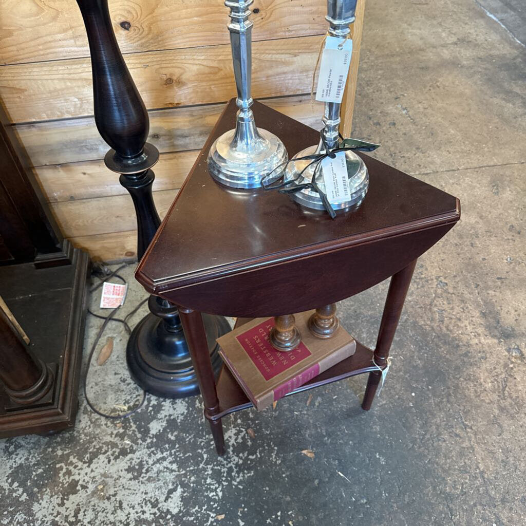 Small Drop Side Triangle Table