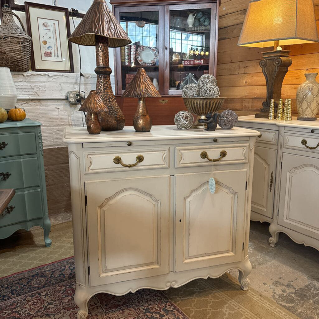 Beautiful, custom painted French server. There is a buffet to match!!