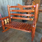 Amish Cedar Log Double Rocker