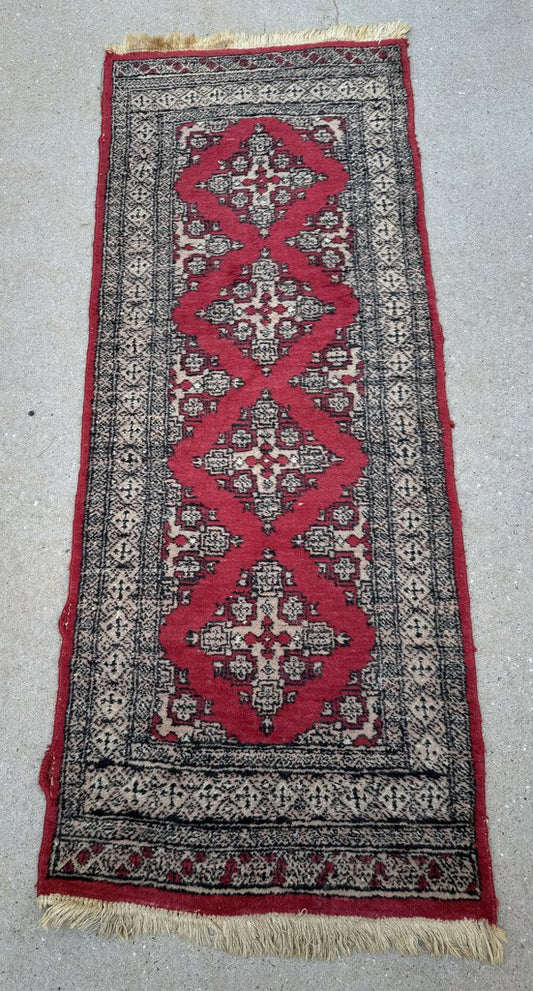 Eastern Turkish Wool Runner 2'x5'