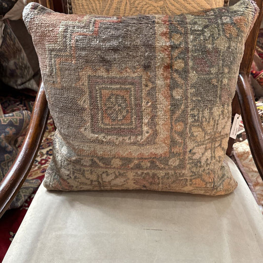 Antique Turkish Rug Pillow