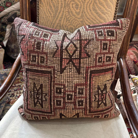 Antique Turkish Rug Pillow