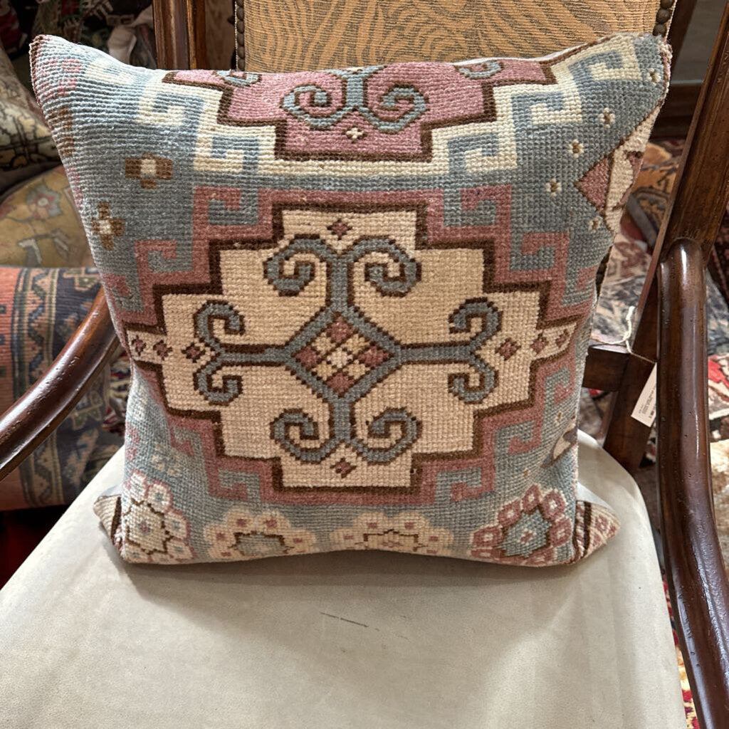 Antique Turkish Rug Pillow