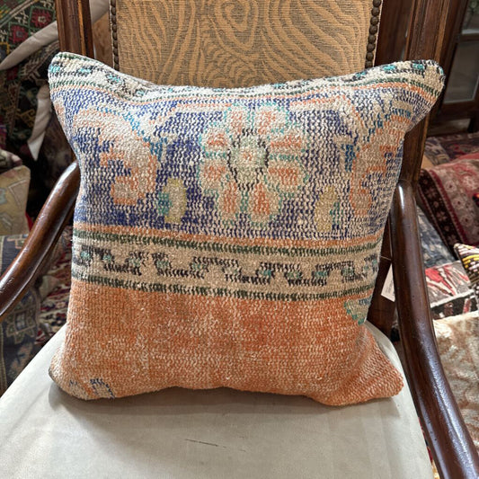 Antique Turkish Rug Pillow