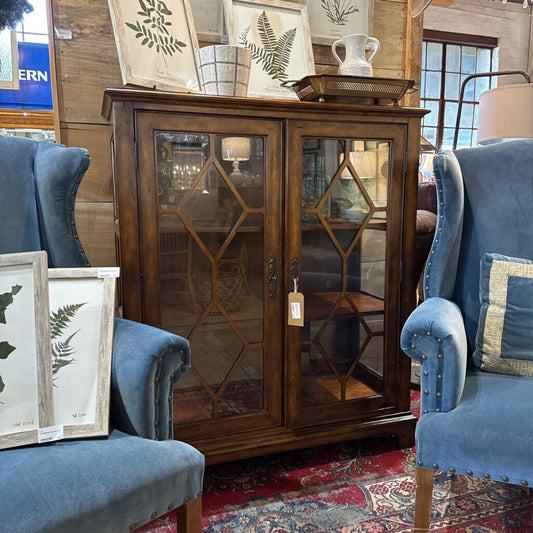 Glass front display cabinet