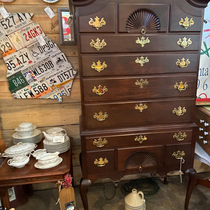 Stickley Queen Anne style cherry highboy