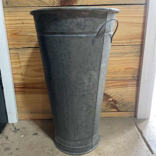 Metal tall planter