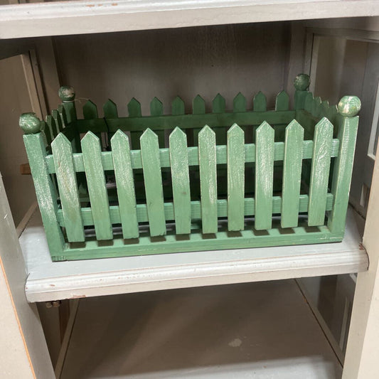Green Fencing Wooden Box
