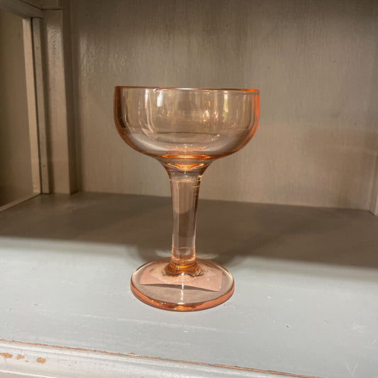 Peach Color Wine glass