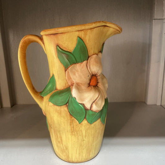 Yellow Floral Pitcher