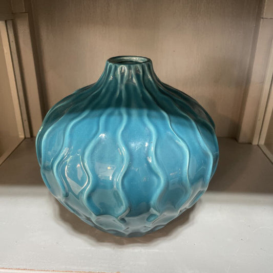 Teal Vase