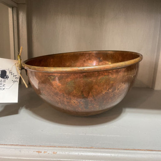 Vintage Copper Bowl Made in Korea
