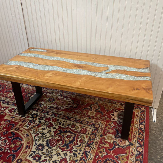 Broken Mirror Epoxy Coffee Table
